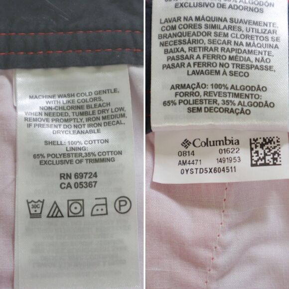 Columbia Mens 36 Washed Out Shorts 8” Inseam Salmon Pink - Picture 8 of 8